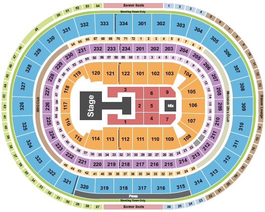 United Center KATSEYE Seating Chart
